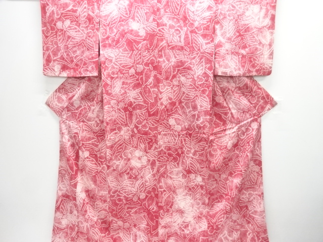 JAPANESE KIMONO / ANTIQUE KIMONO / SILK / SHIBORI / BUTTERFLY
